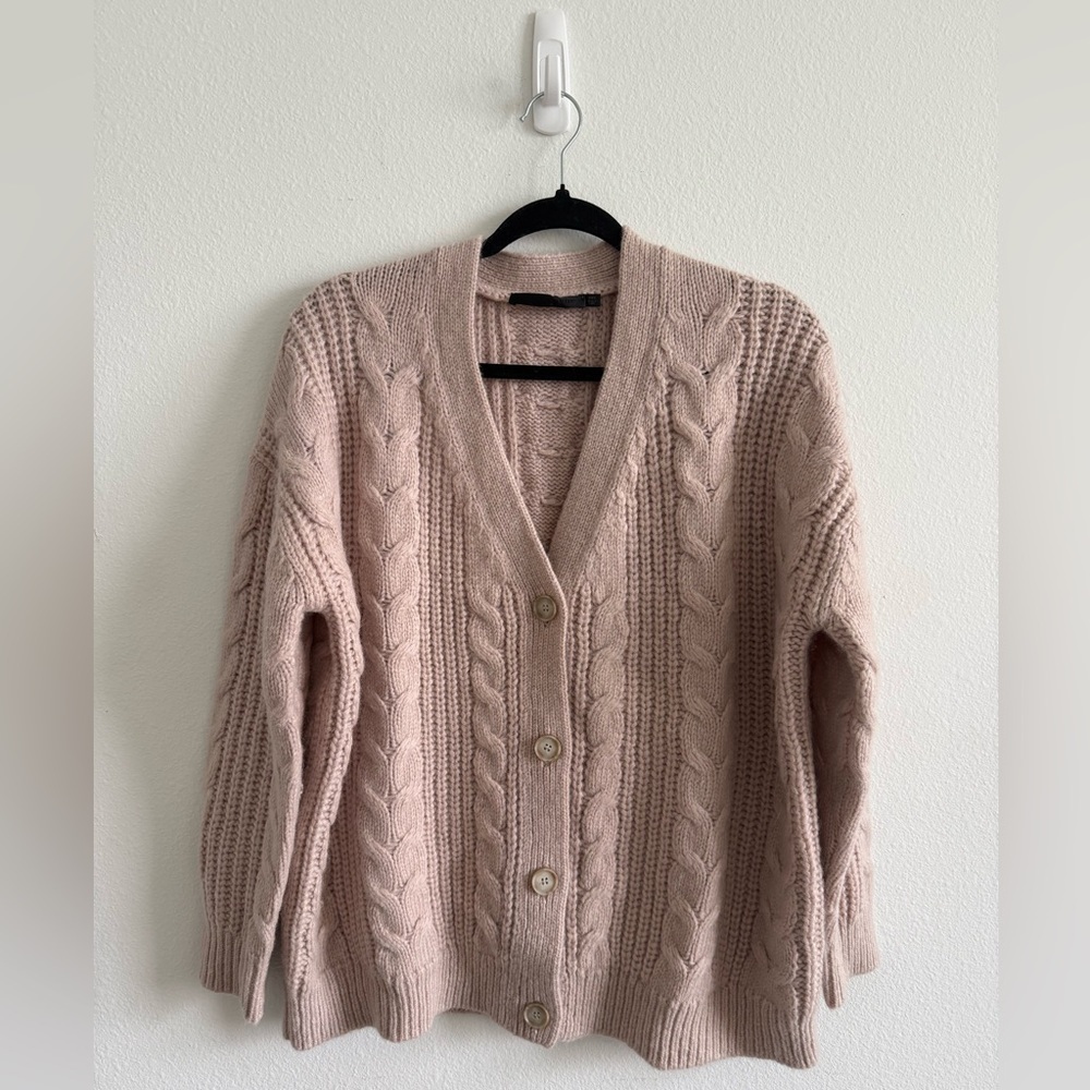 Jenni Kayne‎ Cable Knit Cardigan Sweater